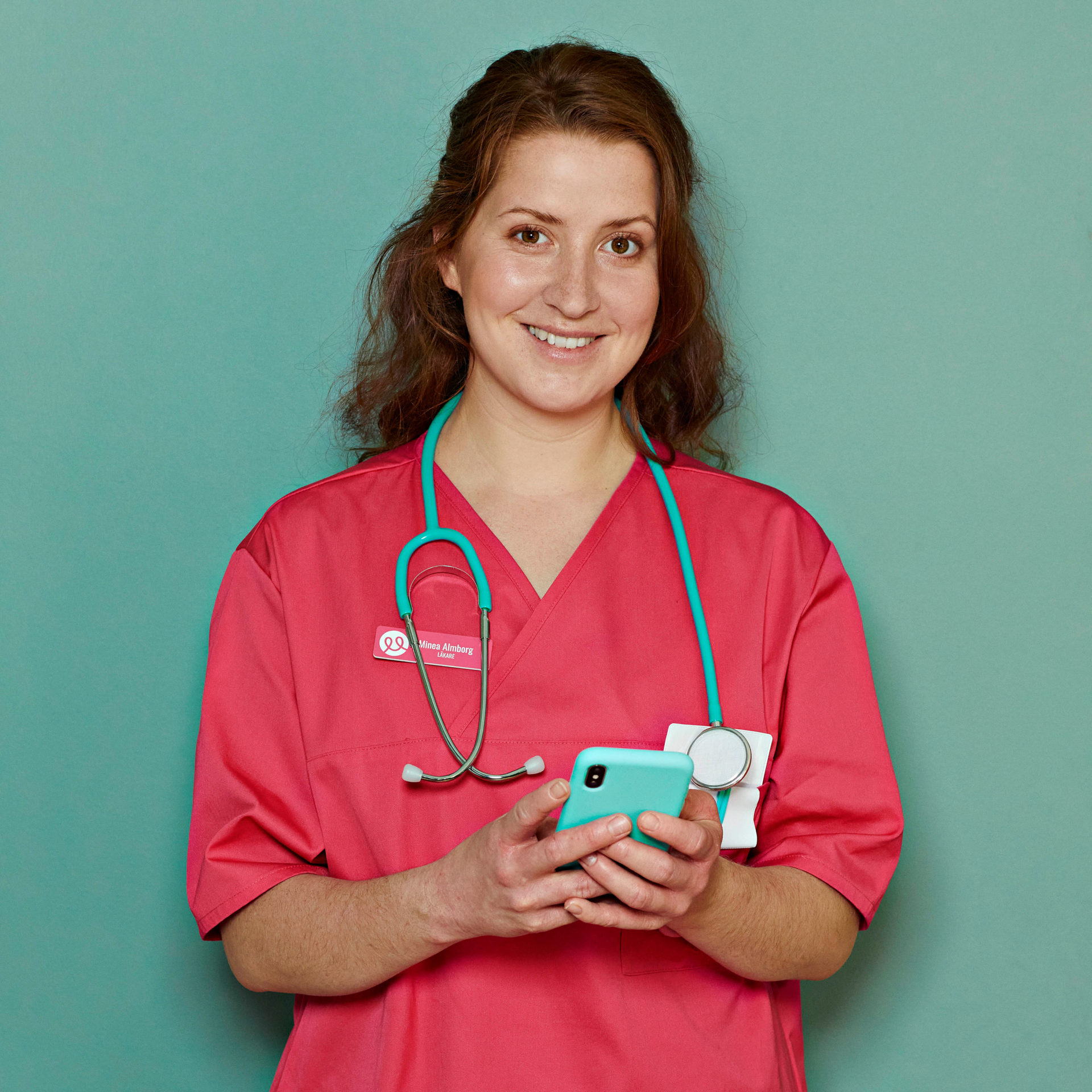 Jessie Lewis Skoglund som sjuksköterska